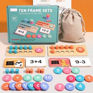 Number Counting Peg Board