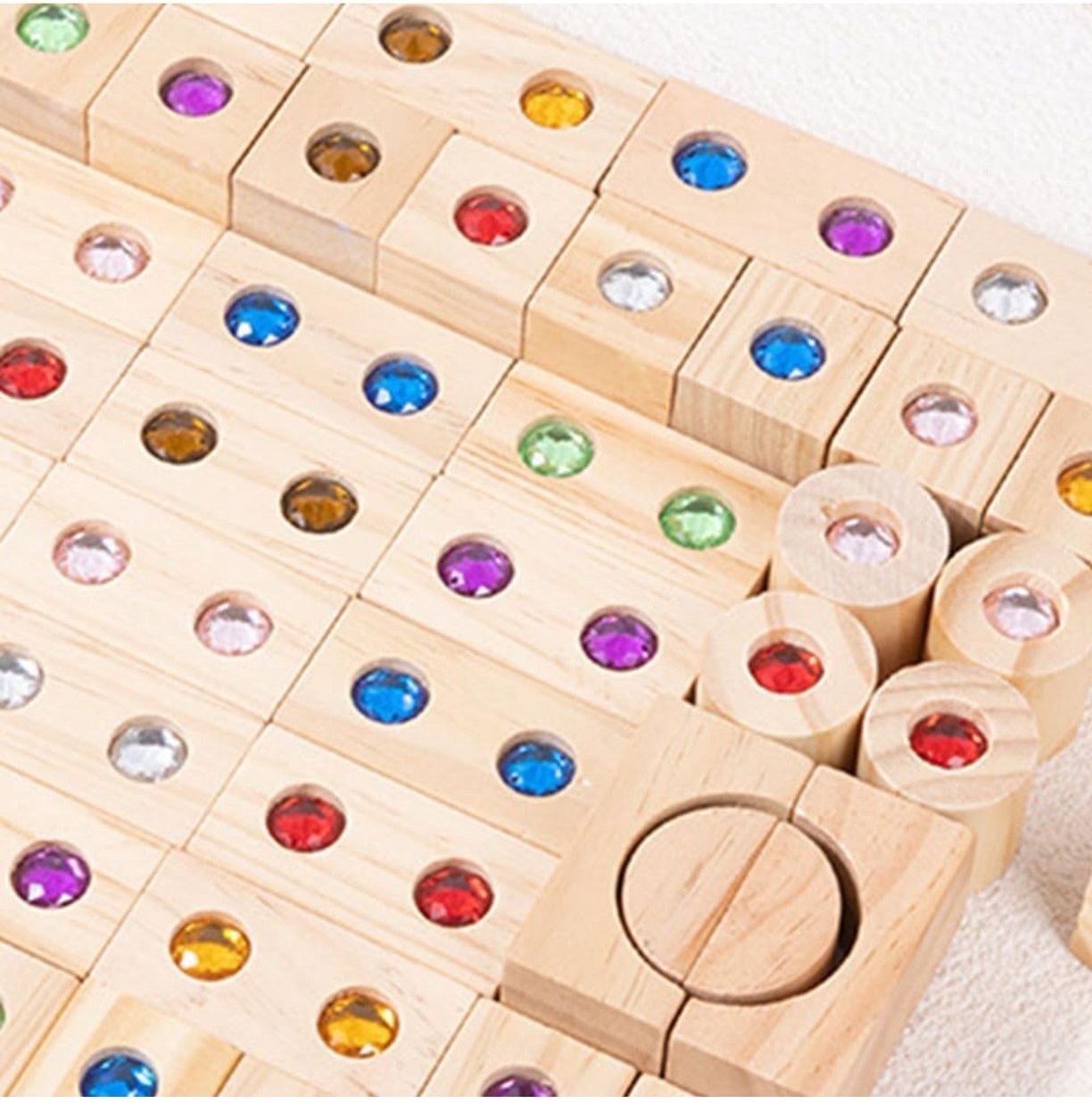 Wooden Rainbow Stacker - Image 3